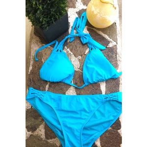 Blue bikini set
